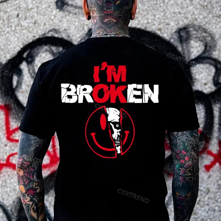 I'm Broken Printed Men's T-shirt