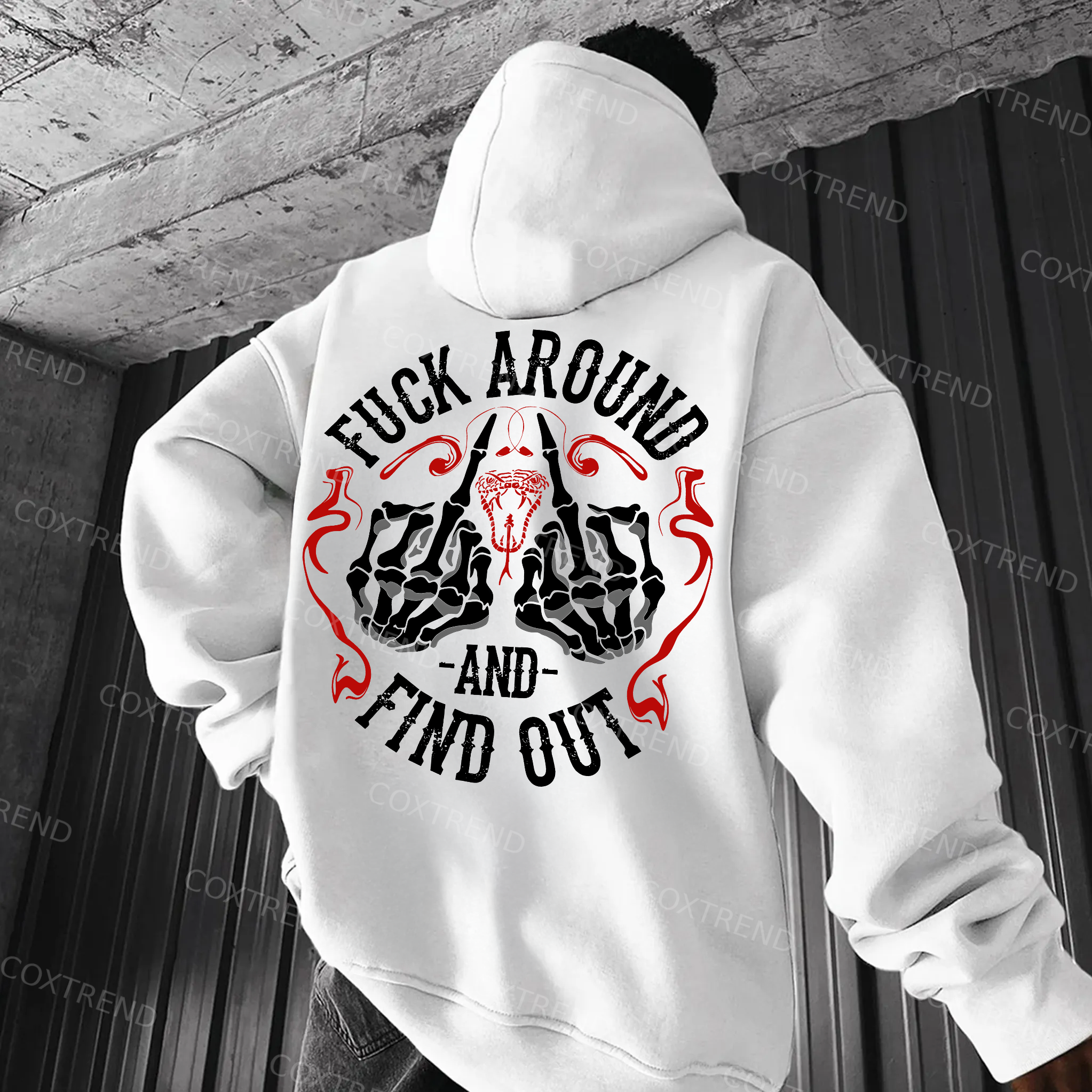 F*ck Around And Find Out Printed Men's Hoodie