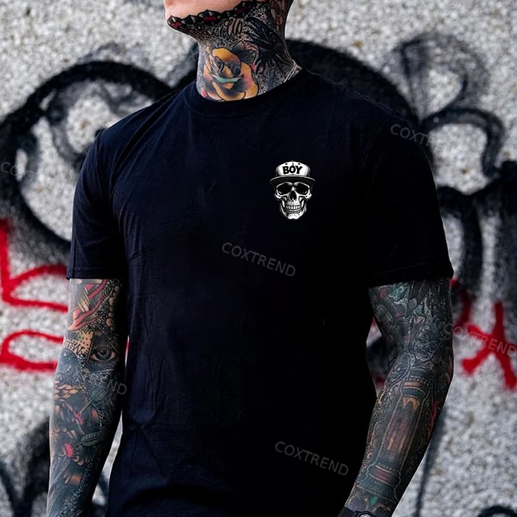 Certified Whiteboy Skull Printed Men's T-shirt
