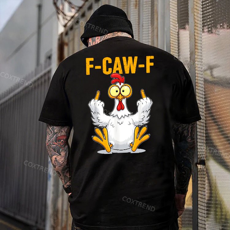 F-Caw-F Printed Men's T-shirt