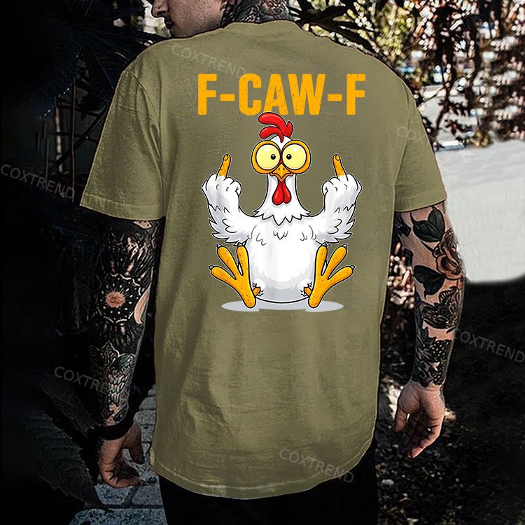 F-Caw-F Printed Men's T-shirt