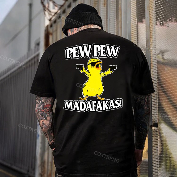Pew Pew Madafakas Printed Men's T-shirt