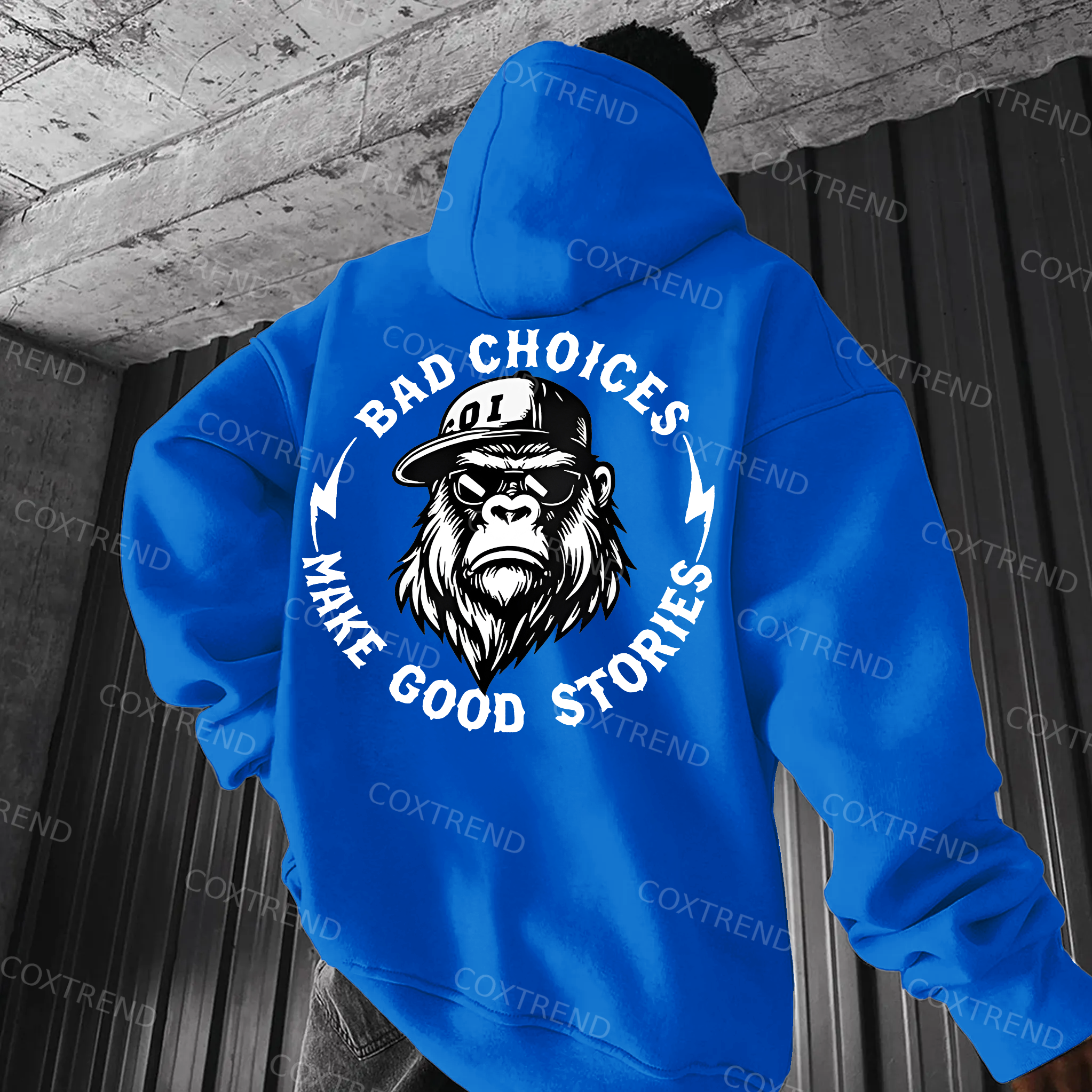 Bad Choices Make Good Stories Printed Men's  Hoodie