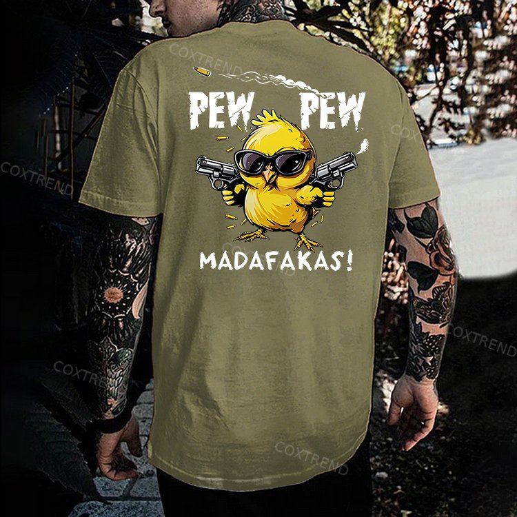 Pew Pew Madafakas Printed Men's T-shirt