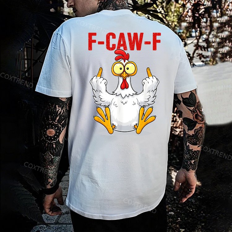 F-Caw-F Printed Men's T-shirt
