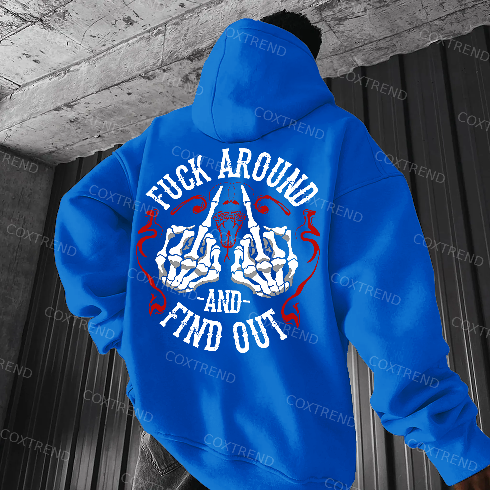 F*ck Around And Find Out Printed Men's Hoodie