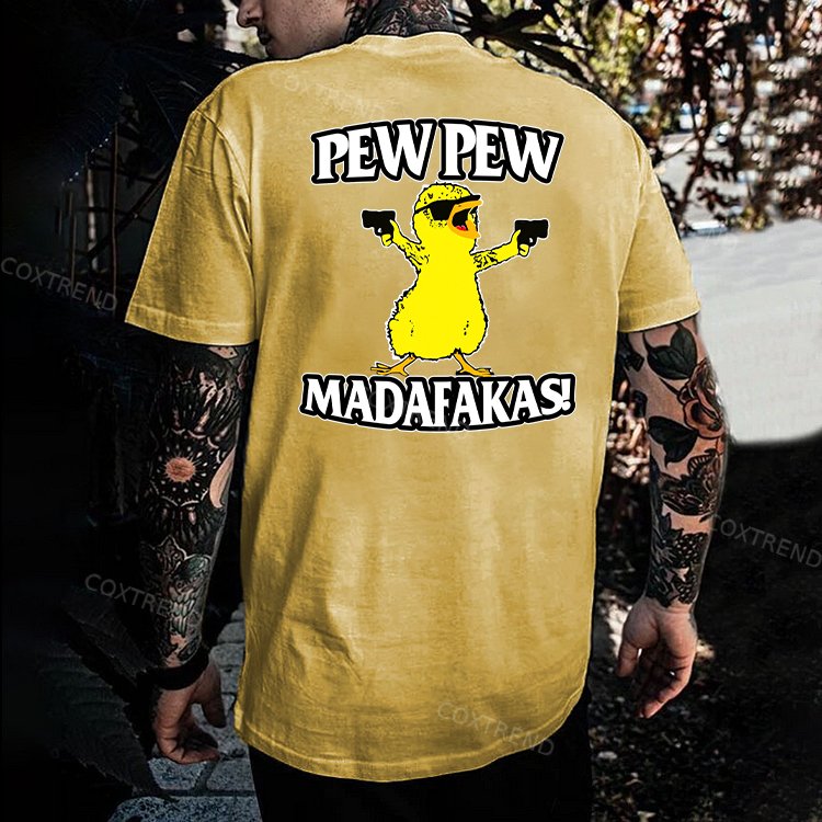Pew Pew Madafakas Printed Men's T-shirt