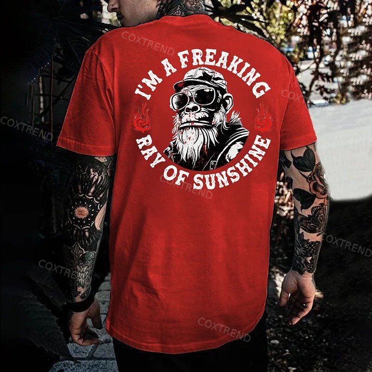 I'm A Freaking Ray Of Sunshine Men's T-shirt