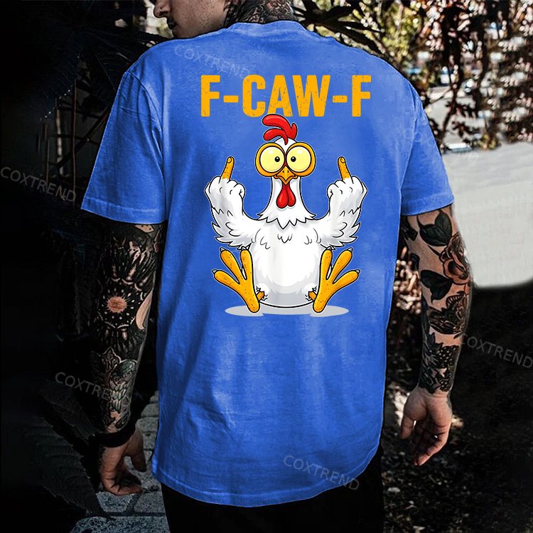 F-Caw-F Printed Men's T-shirt