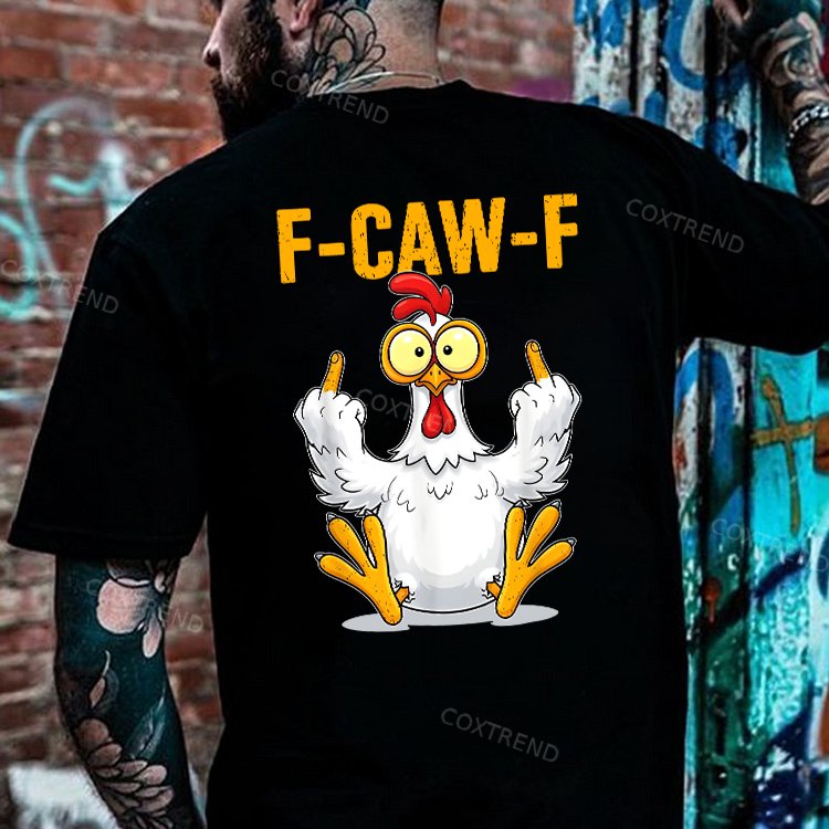 F-Caw-F Printed Men's T-shirt