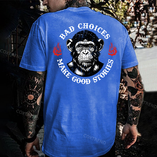Bad Choices Make Good Stories Men's T-shirt