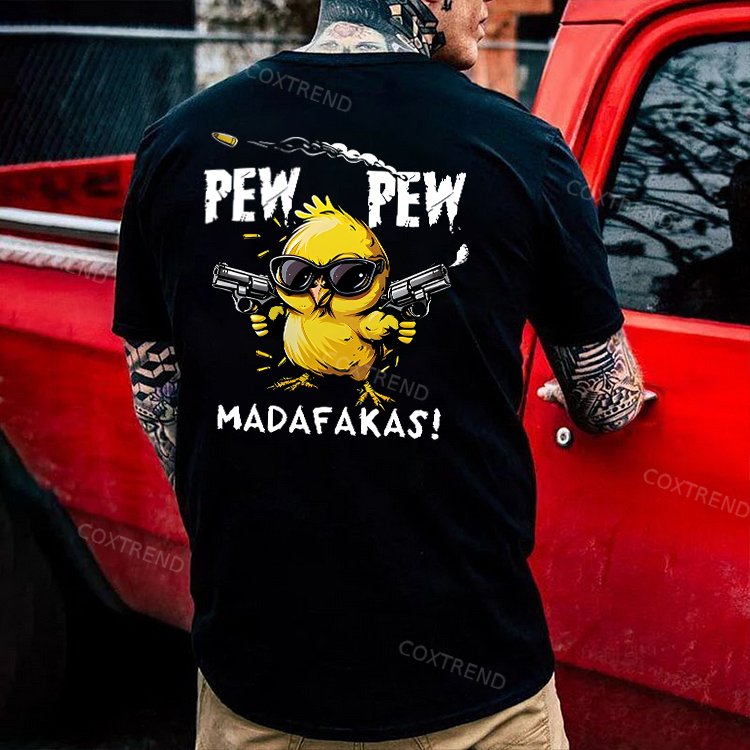 Pew Pew Madafakas Printed Men's T-shirt