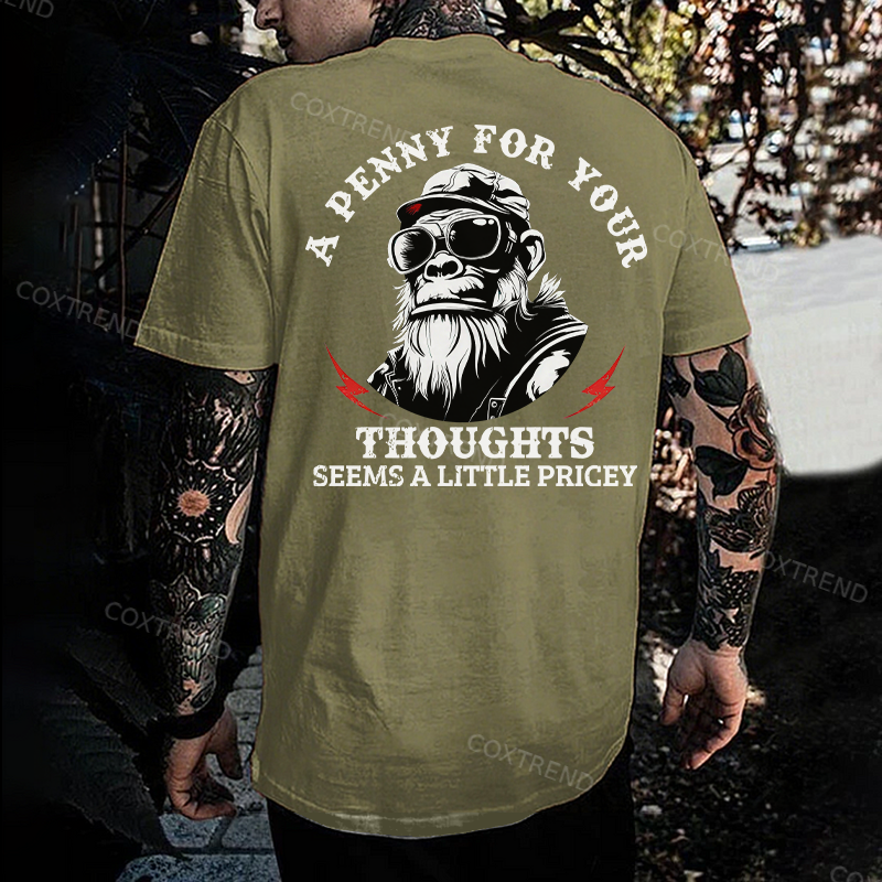A Penny For You Printed Men's T-shirt