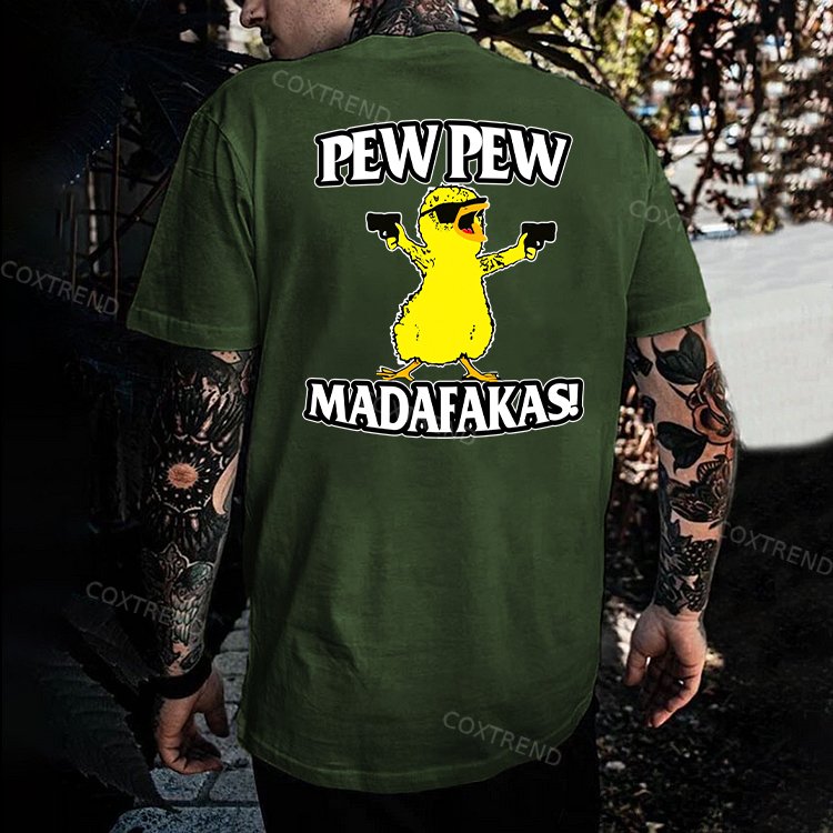 Pew Pew Madafakas Printed Men's T-shirt
