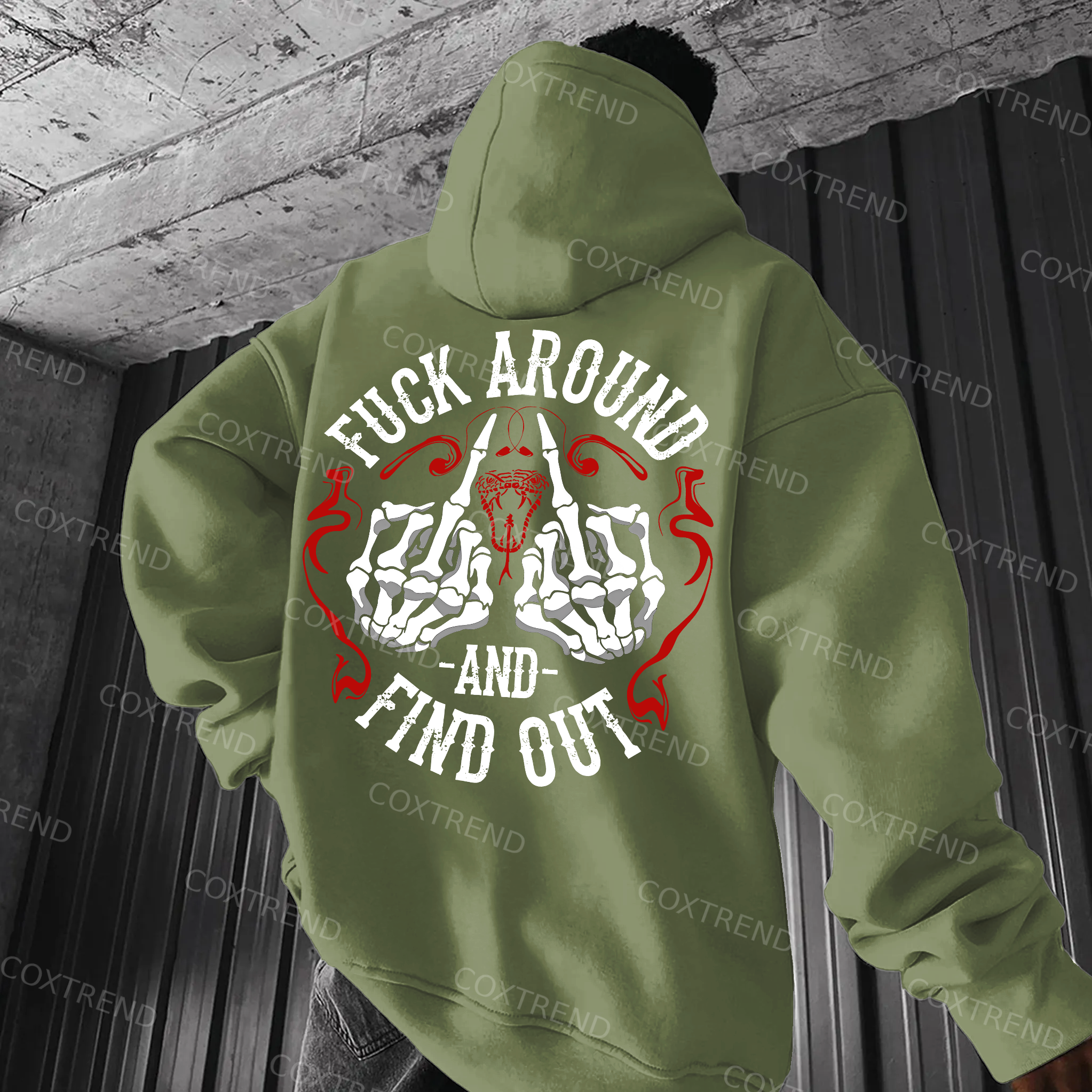 F*ck Around And Find Out Printed Men's Hoodie