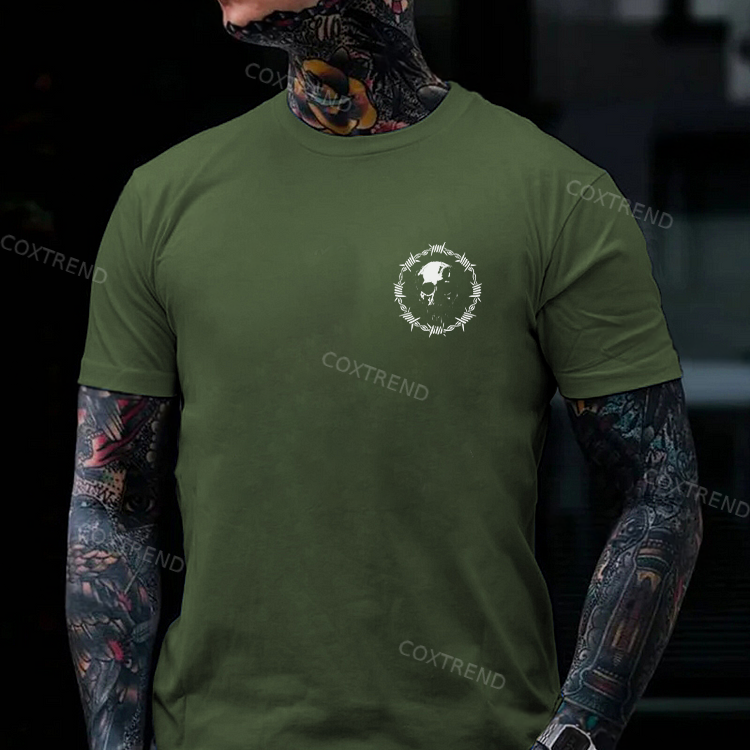 I Like Dogs Guns And Maybe 3 People Printed Men's T-shirt
